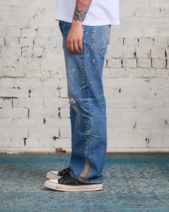 Hot visvim Social Sculpture 01 Wide Jean Damaged-41